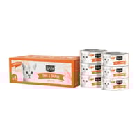 كت كات معلبات الطعام الرطب تونا وسالمون للقطط 6 حب...