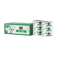 كت كات معلبات الطعام الرطب تونا وجمبري للقطط 6 حبا...