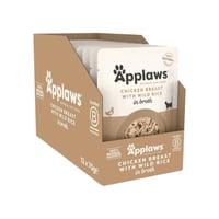 ابلاوز طعام رطب للقطط بصدور الدجاج مع الأرز في الم...