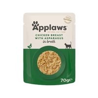 ابلاوز طعام رطب للقطط بالدجاج مع الهليون والأرز في...