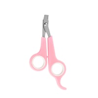 مقص اظافر صغير للقطط زهري