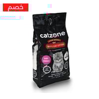 كات زون رمل بنتونيت الأبيض برائحة بودرة أطفال 12 ل...