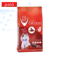 فان كات رمل للقطط بينتويت أبيض غير معطر 13 لتر/10ك...
