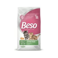 بيسو طعام جاف بالدجاج للقطط الصغيرة 2 كجم