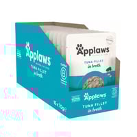 ابلاوز طعام رطب للقطط فيليه التونا في المرق 12 حبة