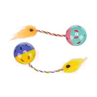 كرة مع ريش قطعة واحدة