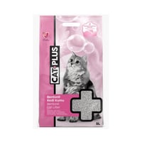 كات بلس رمل للقطط برائحة بيبي باودر 10 لتر