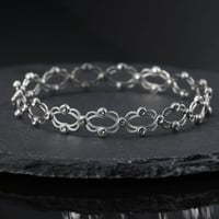 سوار تحول الجمال الى خاتم فضة استرليني 925