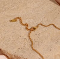 سلسال اللؤلؤ الطبيعي 18K