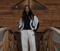 نساء DW-06 Women’s Navy & White Contrast Puffer Ja...