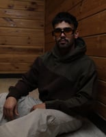 DW-02 Brown & Olive Hoodi