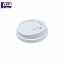 غطاء بلاستيك ابيض 8 اونص (500 حبة)