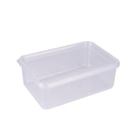 علب بلاستيك شفاف مع غطاء سعة 1 كيلو (200 حبة)