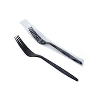 مجموعة مغلفة شوكة لون اسود 1000 حبة