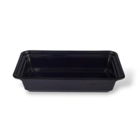 علب بلاستيك مستطيلة للمايكرويف لون اسود 32اونص (15...