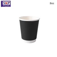 اكواب ورقية دبل 8 اونص الوان متعددة (500 حبة)