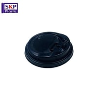 غطاء بلاستيك اسود 8 اونص (500 حبة)