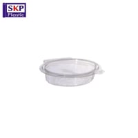 علب بلاستيك شفاف مع غطاء متصل 205 (500حبة)