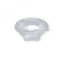 علب بلاستيك دائرية بغطاء متصل للسلطة مقاس 16 اونص...