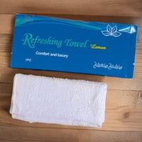 مناشف قماشية معطرة برائحة الليمون (كرتون 10ربطة 25...
