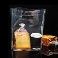 كيس بلاستيك شفاف بحامل فتحة سادة مقاسات متعددة كرت...