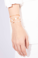 Mandarin set-Beaded Friendship Bracelet