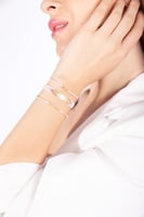 Rose Gold Beaded Friendship Bracelet