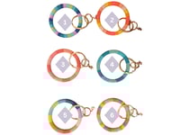 أساور تعليقة مفاتيح ملونة - Keyring Bangles