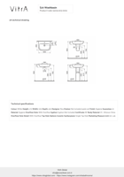 حوض مع الركبه فيترا / VITRA