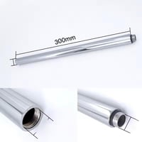 تطويلة خلاط دش بيانو اسود / تبتانيوم / كروم