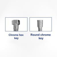 لي شطاف / شاور كروم مجدول