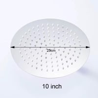 طاسة مدور كروم مقاس 25سم