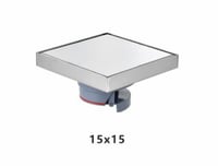 صفاية بلاط كروم مطفي قص ليزر 15x15