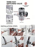 موزع شطاف السفر لخلاط المغسله