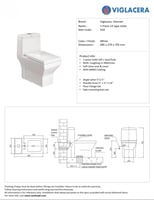 كرسي افرنجي فيجلاسيرا Viglacera V42
