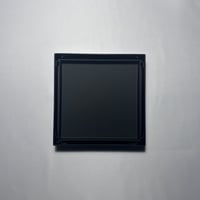 صفاية سيراميك او عادي ستانلس اسود 15*15سم مع رداد