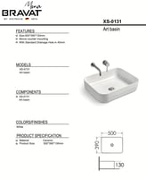 حوض معسلة برافات مينا / BRAVAT mena