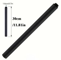 تطويلة خلاط دش بيانو اسود / تبتانيوم / كروم