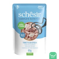 شيزر فيليه غذاء كامل للقطط البالغة بالتونة والقارو...