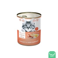 لينسن معلبات للقطط البالغة لدعم البشرة والمناعة با...