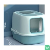 ليتر بوكس مغلق كبير للقطط