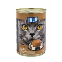 أورجو باتيه رطب معلبات بالكبدة للقطط البالغة 400 ج...