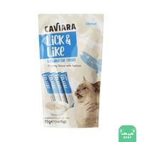 كافيارا مكافات كريمي لللقطط بالسلمون 4*15 جرام