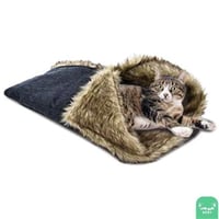 فيلاين قو سرير رمادي للقطط Feline go 46x29cm