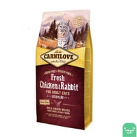 كارنيلوف دجاج وأرنب طازج طعام جاف للقطط 2 كجم