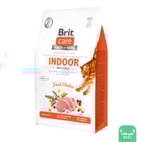 بريت كير للقطط البالغة اندور بالدجاج الطازج 2 كيلو