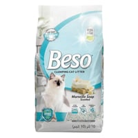 بيسو رمل للقطط برائحة صابون مرسيليا 10 لتر