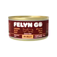 فيلاين قو معلبات بالدجاج واللحم للقطط البالغة 75 ج...