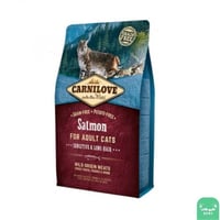 طعام جاف للقطط البالغة كارنيلوف سالمون للشعر الطوي...
