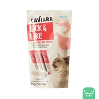 كافيارا مكافات كريمي لللقطط بالدجاج والجمبري 4*15...